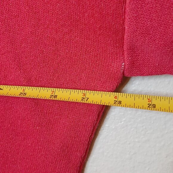 Town Pride Sweater Pink Women Size L "Tips Up" Ski Oversize Drop Shoulders USA - Picture 4 of 13